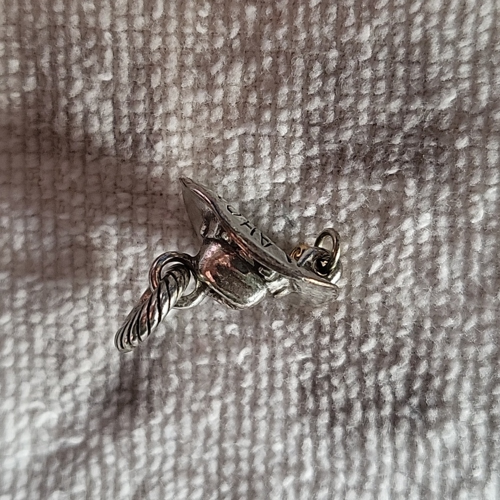 Brighton Oklahoma Cowboy Hat Charm - GUC - K